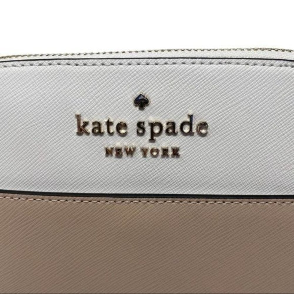 Kate Spade Staci Colorblock DomeCrossbody Bag in Warm Beige Multi NWT - Picture 6 of 14